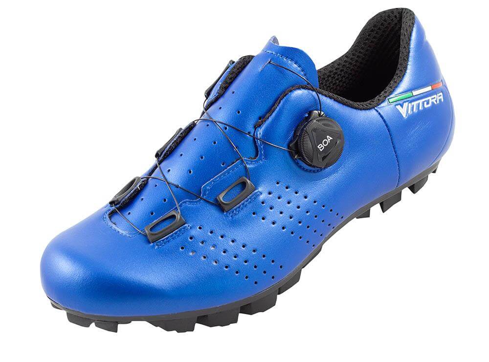 Vittoria Alise MTB Nylon Sole Shoe (Blue) - Cyclop.in
