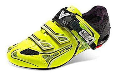 Vittoria Road Cycling Shoes Nylon Sole Brave White/Yellow - Cyclop.in