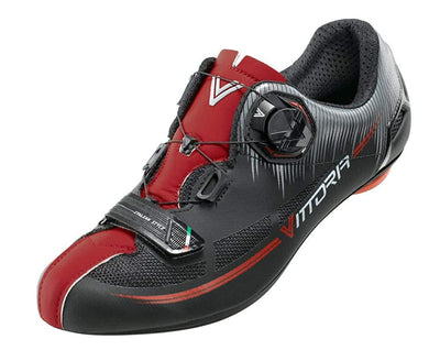 Vittoria Road Cycling Shoes Nylon Sole Fusion Red/Black - Cyclop.in