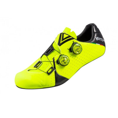 Vittoria Road Cycling Shoes Carbon Sole Velar Yellow/Black - Cyclop.in