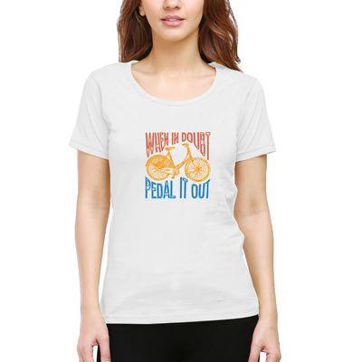 Cyclop Women's  When in Doubt Cycling T-Shirt - Cyclop.in