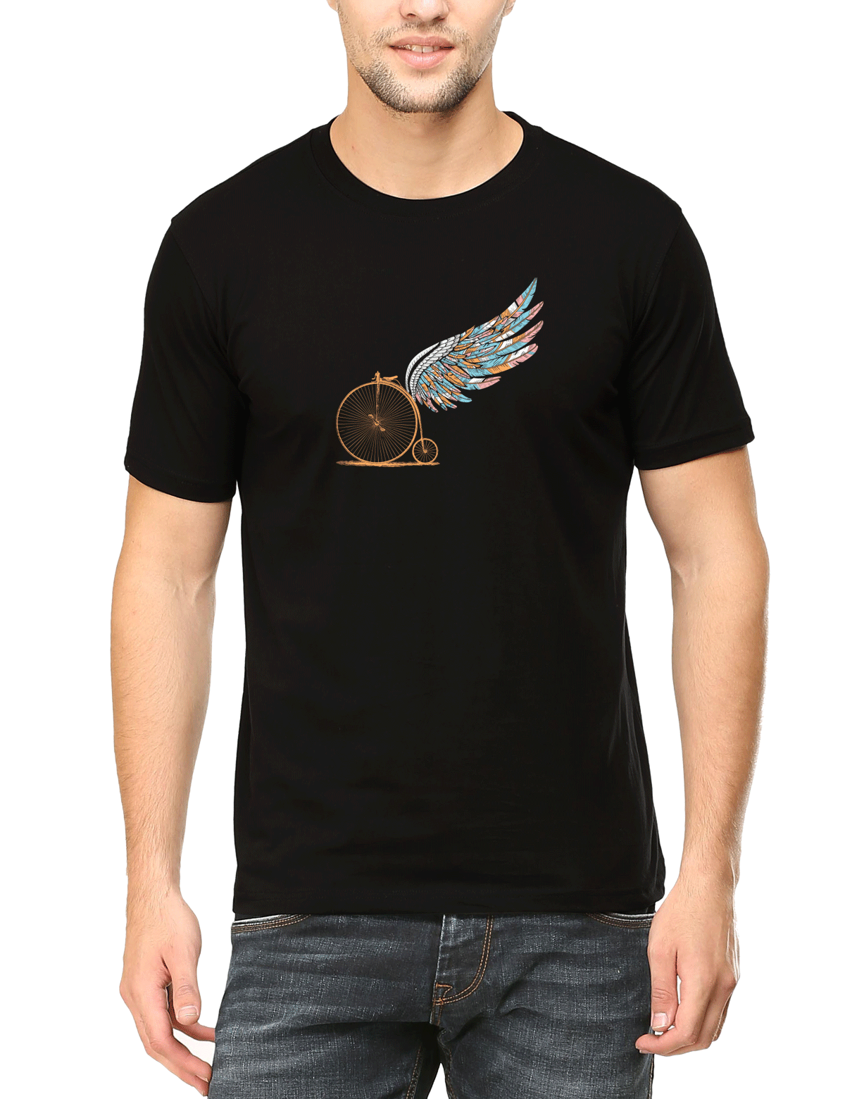 Cyclop Wheels That Fly Cycling T-Shirt - Cyclop.in