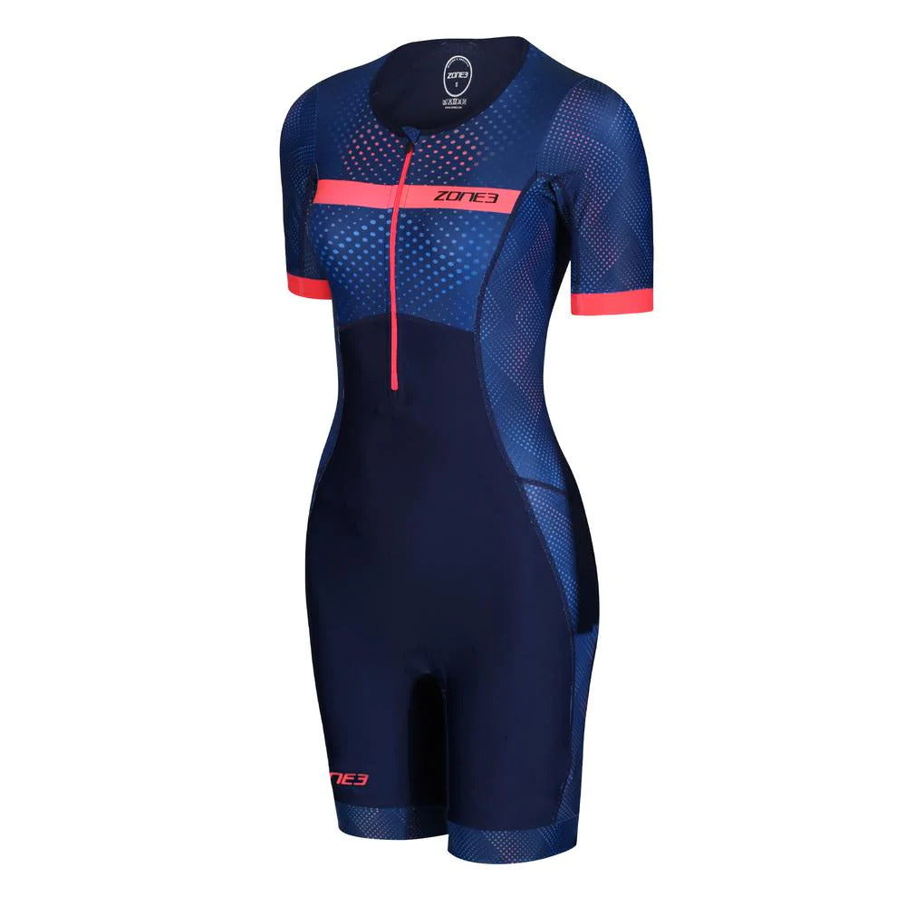 Zone3 Revolution Short Sleeve Full Zip Womens Trisuit - Cyclop.in