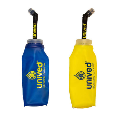 Unived Soft Flask With Straw, Collapsable Hydration Water Bottle, 600ml - Cyclop.in