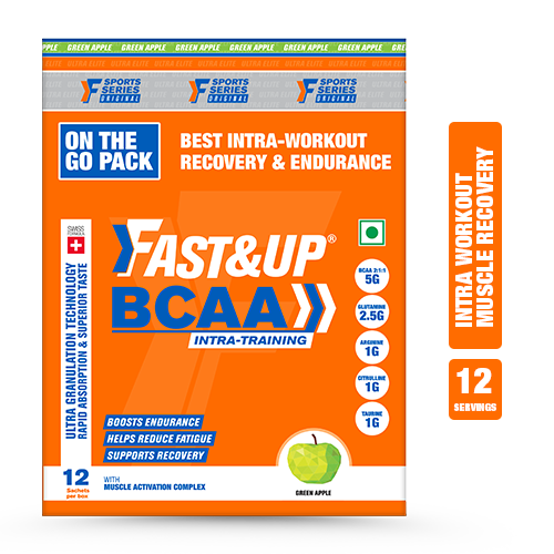 Fast&Up BCAA - Intra Workout Recovery - Pack of 12 Sachets - Cyclop.in